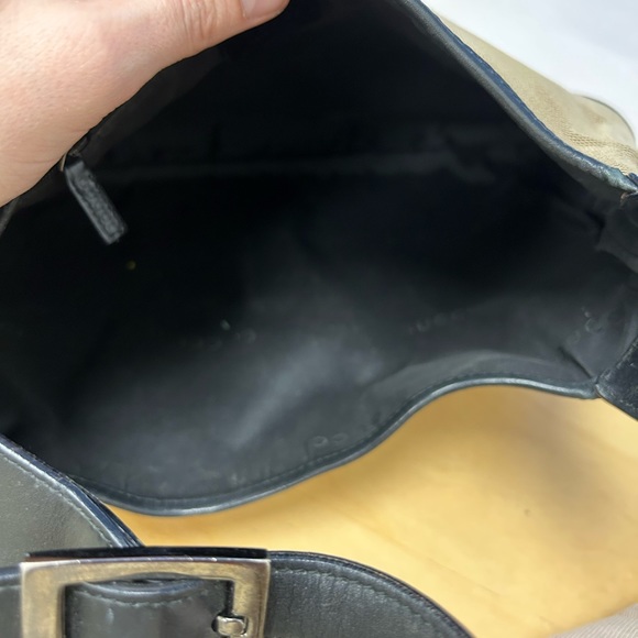 GUCCI Web Small Jackie O Hobo Colorblock Beige Black 002058 - Picture 8 of 8